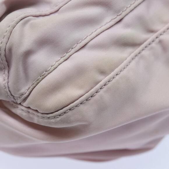 PRADA Shoulder Bag Nylon Pink Silver - Picture 15 of 16